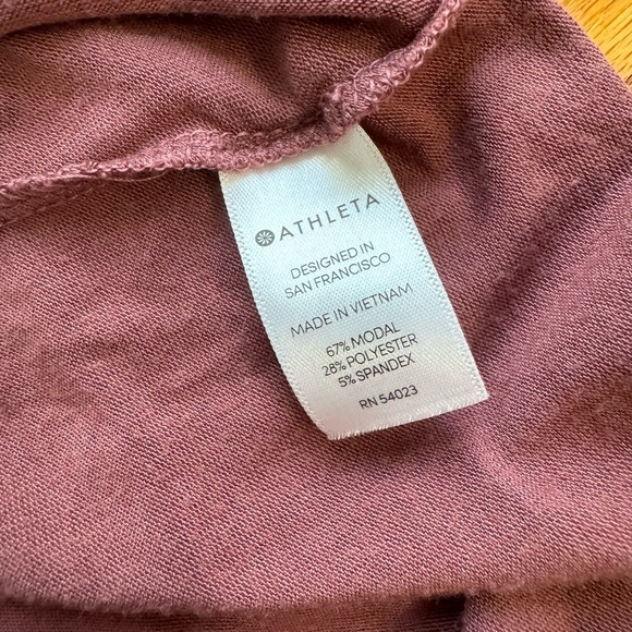 Athleta | Sleeveless Tank Top with Side Ruching | Mauve | Size S - Picture 5 of 5